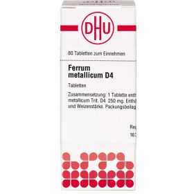 FERRUM METALLICUM D 4 Tabletten 80 St – PZN 2117077 из немецкой аптеки
