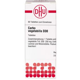 CARBO VEGETABILIS D 30 Tabletten 80 St – PZN 2117775 из немецкой аптеки