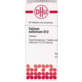 CALCIUM SULFURICUM D 12 Tabletten 80 St – PZN 2117924 из немецкой аптеки