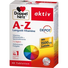 DOPPELHERZ A-Z Depot Tabletten 40 St – PZN 2561576 из немецкой аптеки