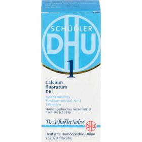 BIOCHEMIE DHU 1 Calcium fluoratum D 6 Tabletten 200 St – PZN 2580378 из немецкой аптеки