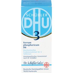 BIOCHEMIE DHU 3 Ferrum phosphoricum D 6 Tabletten 200 St – PZN 2580473 из немецкой аптеки