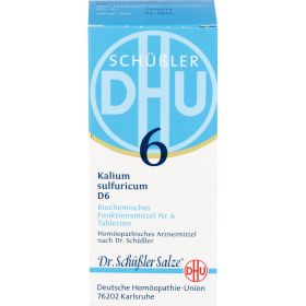 BIOCHEMIE DHU 6 Kalium sulfuricum D 6 Tabletten 200 St – PZN 2580651 из немецкой аптеки
