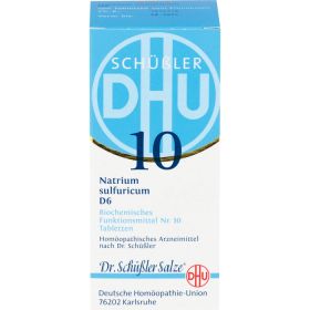BIOCHEMIE DHU 10 Natrium sulfuricum D 6 Tabletten 200 St – PZN 2580881 из немецкой аптеки