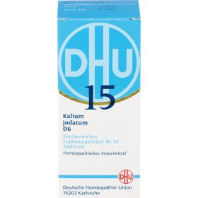 BIOCHEMIE DHU 15 Kalium jodatum D 6 Tabletten 200 St – PZN 2581142 из немецкой аптеки