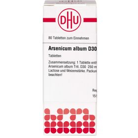 ARSENICUM ALBUM D 30 Tabletten 80 St – PZN 2625796 из немецкой аптеки