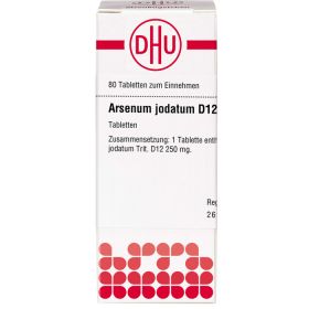 ARSENUM JODATUM D 12 Tabletten 80 St – PZN 2625827 из немецкой аптеки