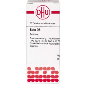 BUFO D 6 Tabletten 80 St – PZN 2626838 из немецкой аптеки