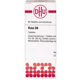 RUTA D 6 Tabletten 80 St – PZN 2635547 из немецкой аптеки