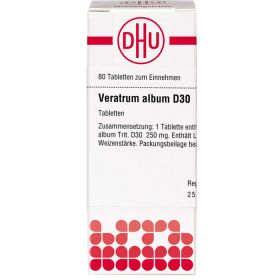 VERATRUM ALBUM D 30 Tabletten 80 St – PZN 2637173 из немецкой аптеки