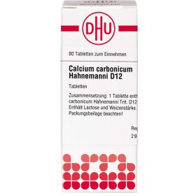CALCIUM CARBONICUM Hahnemanni D 12 Tabletten 80 St – PZN 2815568 из немецкой аптеки