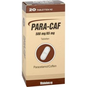 PARA CAF 500 mg/65 mg Tabletten 20 St – PZN 3073063 из немецкой аптеки
