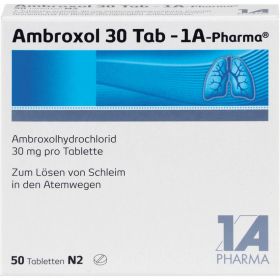 AMBROXOL 30 Tab-1A Pharma Tabletten 50 St – PZN 3201880 из немецкой аптеки
