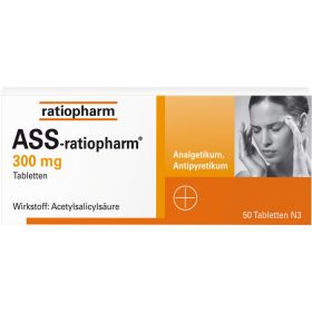 ASS-ratiopharm 300 mg Tabletten 50 St – PZN 3358305 из немецкой аптеки