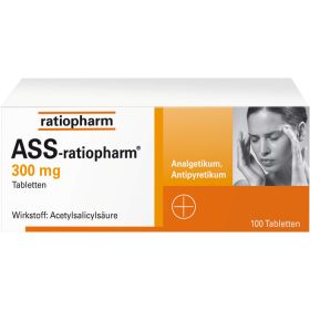 ASS-ratiopharm 300 mg Tabletten 100 St – PZN 3372469 из немецкой аптеки
