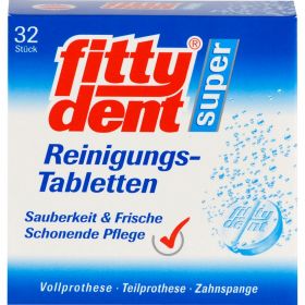 FITTYDENT super Reinigungstabletten 32 St – PZN 3467796 из немецкой аптеки