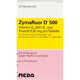 ZYMAFLUOR D 500 Tabletten 30 St – PZN 3665065 из немецкой аптеки