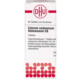 CALCIUM CARBONICUM Hahnemanni C 6 Tabletten 80 St – PZN 4208878 из немецкой аптеки