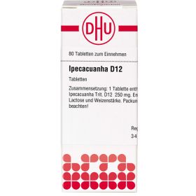 IPECACUANHA D 12 Tabletten 80 St – PZN 4221784 из немецкой аптеки