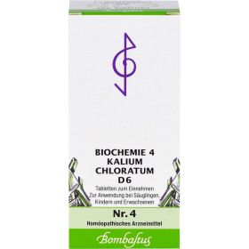 BIOCHEMIE 4 Kalium chloratum D 6 Tabletten 200 St – PZN 4325006 из немецкой аптеки