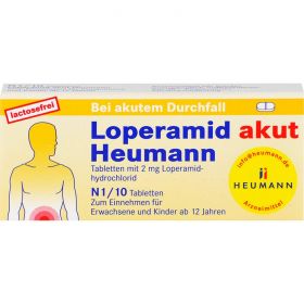 LOPERAMID akut Heumann Tabletten 10 St – PZN 4633535 из немецкой аптеки