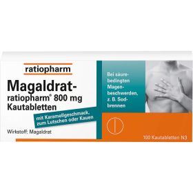 MAGALDRAT-ratiopharm 800 mg Tabletten 100 St – PZN 4869893 из немецкой аптеки