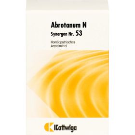 SYNERGON KOMPLEX 53 Abrotanum N Tabletten 200 St – PZN 4905152 из немецкой аптеки