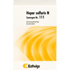 SYNERGON KOMPLEX 111 Hepar sulfuris N Tabletten 200 St – PZN 4905554 из немецкой аптеки