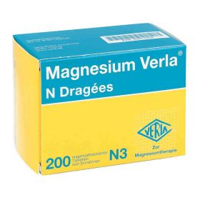 Magnesium Verla N Dragees (200 stk) – PZN 4911945 из немецкой аптеки