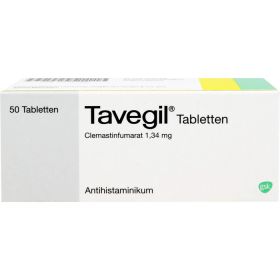 TAVEGIL Tabletten 50 St – PZN 4966001 из немецкой аптеки