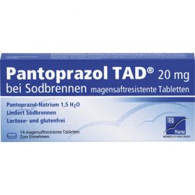 PANTOPRAZOL TAD 20 mg b.Sodbrenn. magensaftr.Tabl. 14 St – PZN 5522708 из немецкой аптеки