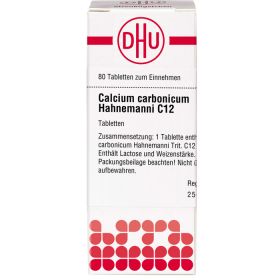 CALCIUM CARBONICUM Hahnemanni C 12 Tabletten 80 St – PZN 7162349 из немецкой аптеки
