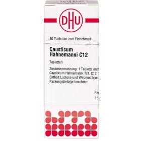 CAUSTICUM HAHNEMANNI C 12 Tabletten 80 St – PZN 7163811 из немецкой аптеки