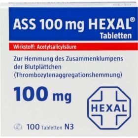 ASS 100 HEXAL Tabletten 100 St – PZN 7402210 из немецкой аптеки
