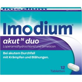 IMODIUM akut N duo Tabletten 12 St – PZN 7628581 из немецкой аптеки