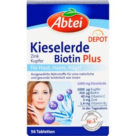 ABTEI Kieselerde Plus Biotin Depot Tabletten 56 St – PZN 7724528 из немецкой аптеки