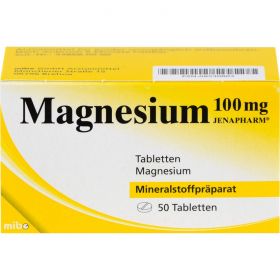 MAGNESIUM 100 mg Jenapharm Tabletten 50 St – PZN 8530803 из немецкой аптеки