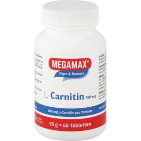 MEGAMAX L-Carnitin 500 mg Tabletten 60 St – PZN 8763246 из немецкой аптеки
