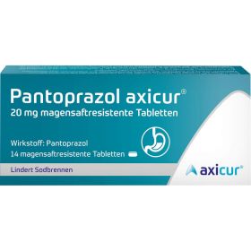 PANTOPRAZOL axicur 20 mg magensaftres.Tabletten 14 St – PZN 14293477 из немецкой аптеки