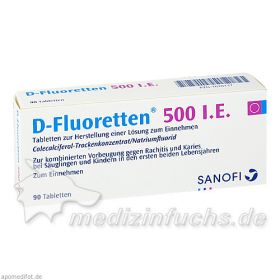 D FLUORETTEN 500, 90 ST – PZN 1610137 из немецкой аптеки