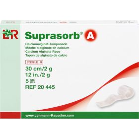 SUPRASORB A Calciumalginat Tamp.30 cm 2 g 5 St – PZN 432952 из немецкой аптеки