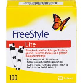 FREESTYLE Lite Teststreifen ohne Codieren 100 St – PZN 436080 из немецкой аптеки