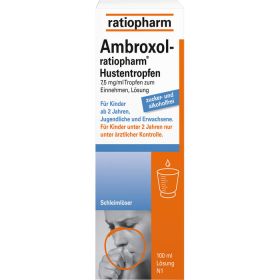AMBROXOL-ratiopharm Hustentropfen 100 ml – PZN 563097 из немецкой аптеки