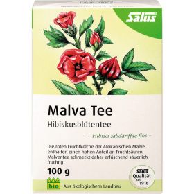 MALVATEE Hibiskusbltentee Bio Salus 100 g – PZN 1163810 из немецкой аптеки