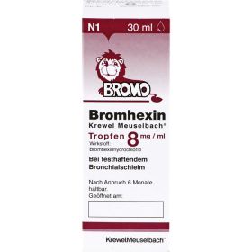 BROMHEXIN Krewel Meuselb.Tropfen 8mg/ml 30 ml – PZN 2417879 из немецкой аптеки