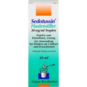SEDOTUSSIN Hustenstiller Tropfen 30 ml – PZN 2517204 из немецкой аптеки