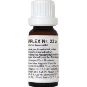 REGENAPLEX Nr.23 a Tropfen 15 ml – PZN 2642145 из немецкой аптеки