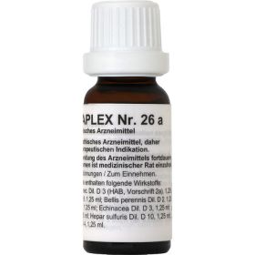 REGENAPLEX Nr.26 a Tropfen 15 ml – PZN 2642234 из немецкой аптеки