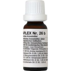 REGENAPLEX Nr.26 b Tropfen 15 ml – PZN 2642240 из немецкой аптеки
