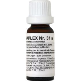 REGENAPLEX Nr.31 a Tropfen 15 ml – PZN 2642346 из немецкой аптеки